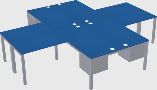 Quad desk