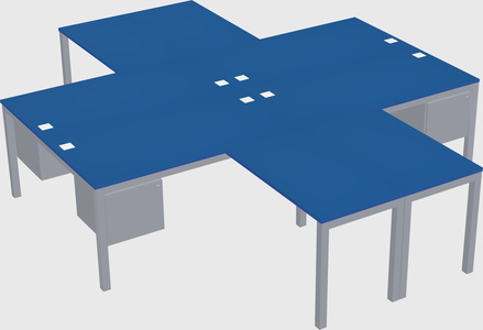 Quad desk