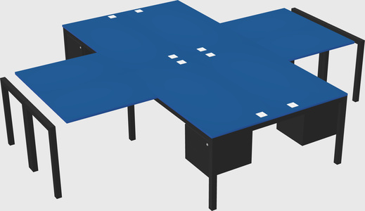 Quad desk