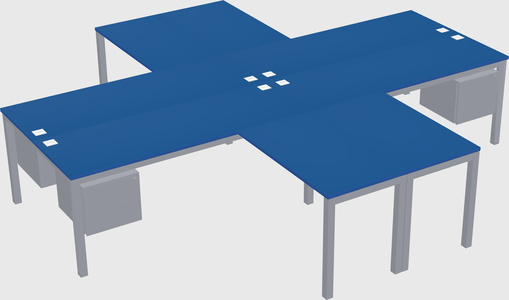 Quad desk