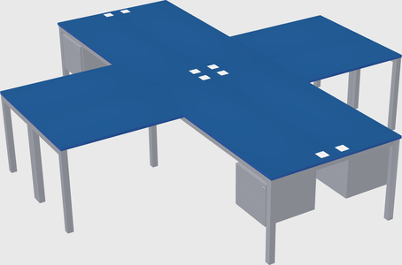 Quad desk