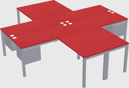 Quad desk