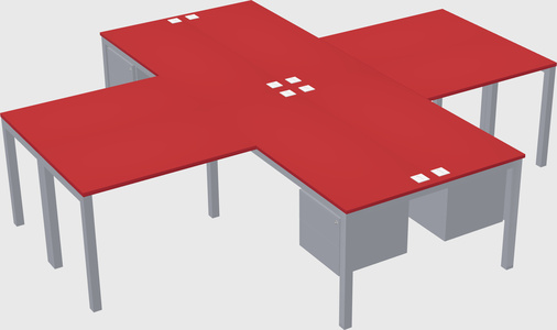 Quad desk