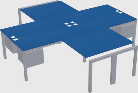 Quad desk