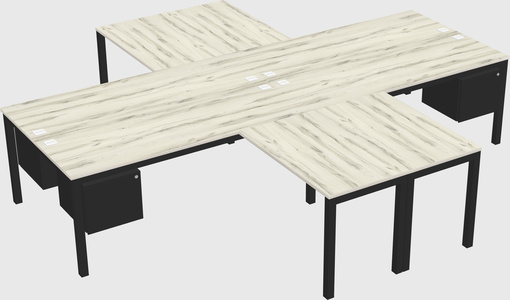 Quad desk