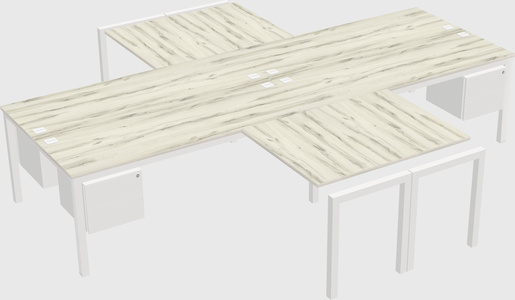 Quad desk