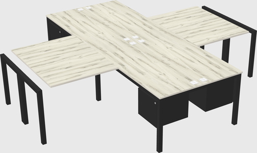 Quad desk