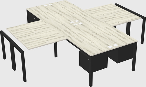 Quad desk