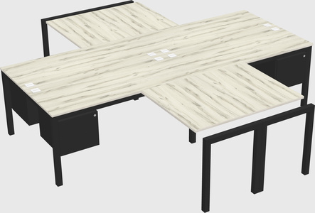 Quad desk