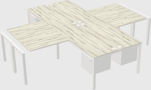 Quad desk