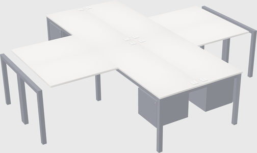 Quad desk