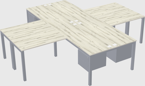Quad desk