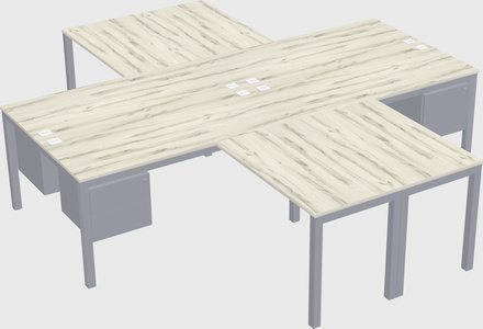 Quad desk