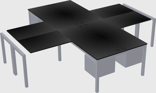 Quad desk