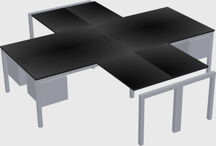 Quad desk