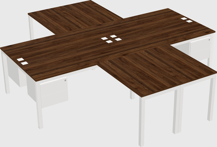 Quad desk