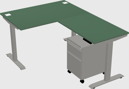 Height-adjustable desk - grade 3