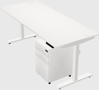 Dual motor electric desk