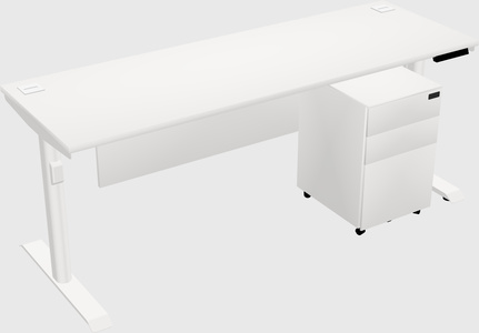 Dual motor electric desk