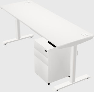 Dual motor electric desk
