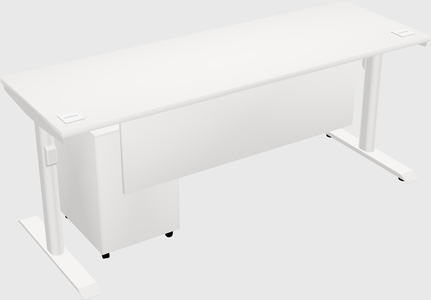 Dual motor electric desk