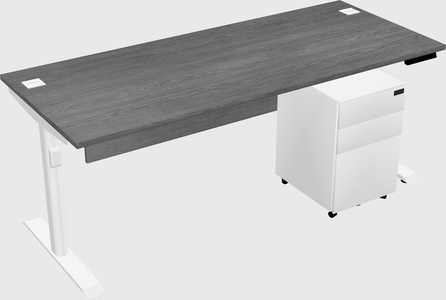Dual motor electric desk
