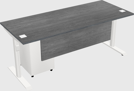 Dual motor electric desk