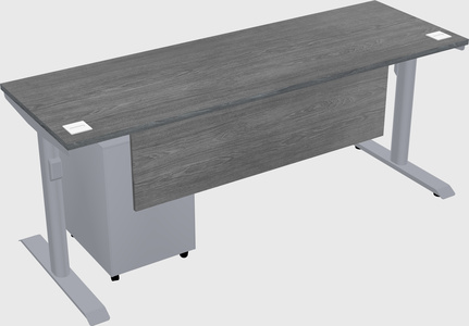 Dual motor electric desk