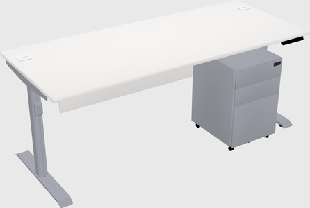 Dual motor electric desk