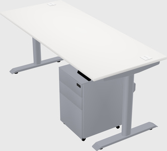 Dual motor electric desk