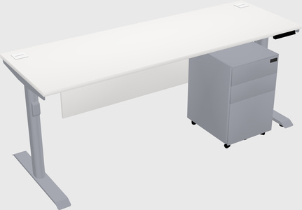 Dual motor electric desk