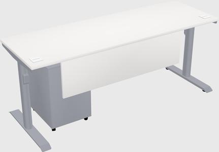 Dual motor electric desk