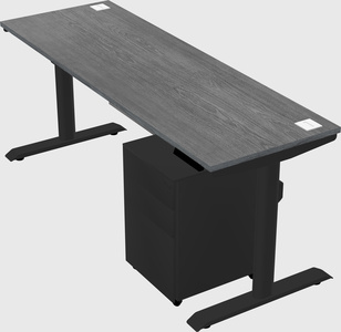 Dual motor electric desk