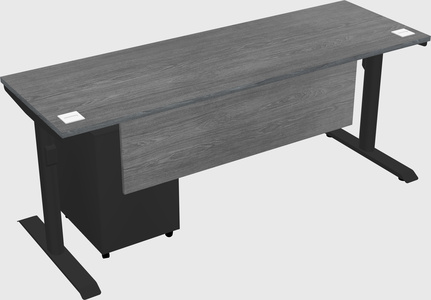 Dual motor electric desk