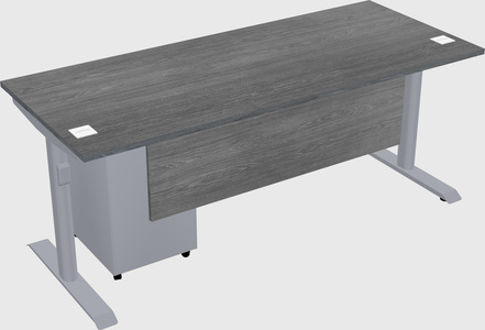 Dual motor electric desk