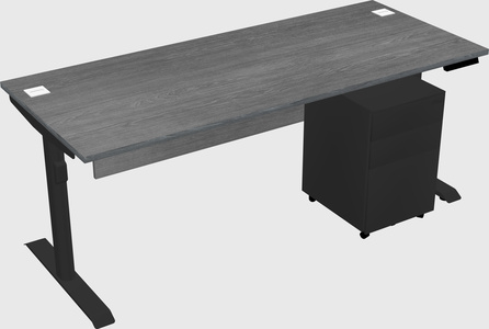 Dual motor electric desk