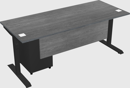 Dual motor electric desk