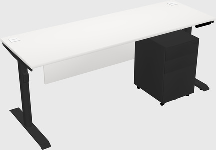 Dual motor electric desk