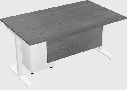 Dual motor electric desk