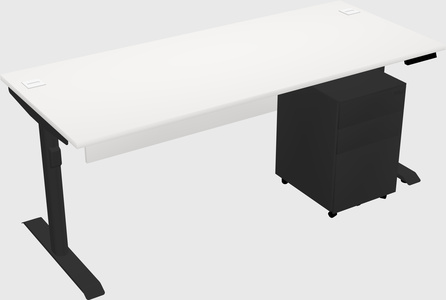 Dual motor electric desk