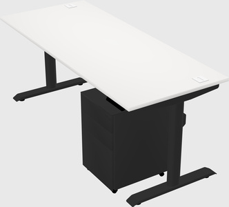 Dual motor electric desk