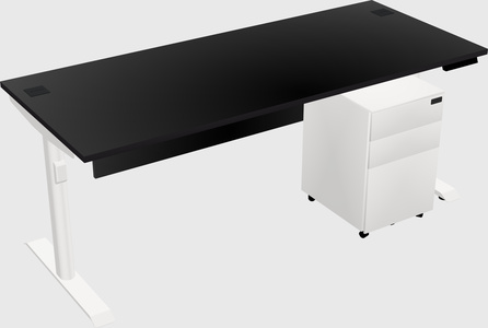 Dual motor electric desk
