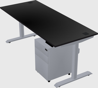 Dual motor electric desk