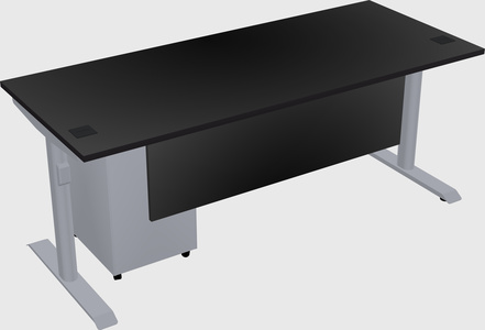 Dual motor electric desk