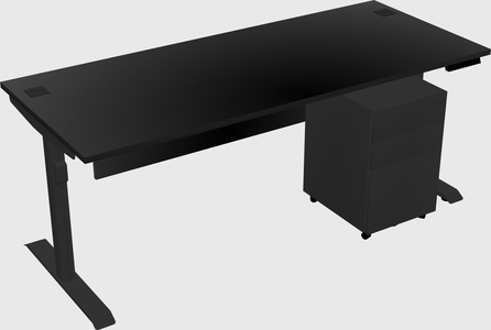 Dual motor electric desk