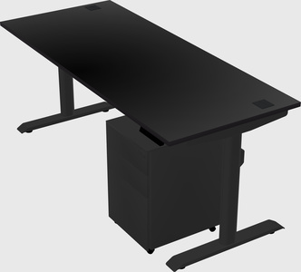 Dual motor electric desk