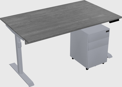 Dual motor electric desk