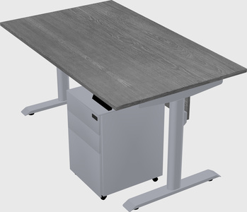 Dual motor electric desk