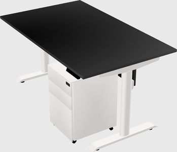 Dual motor electric desk