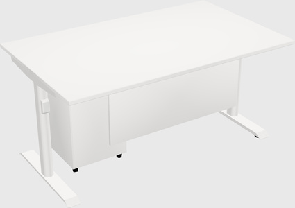 Dual motor electric desk